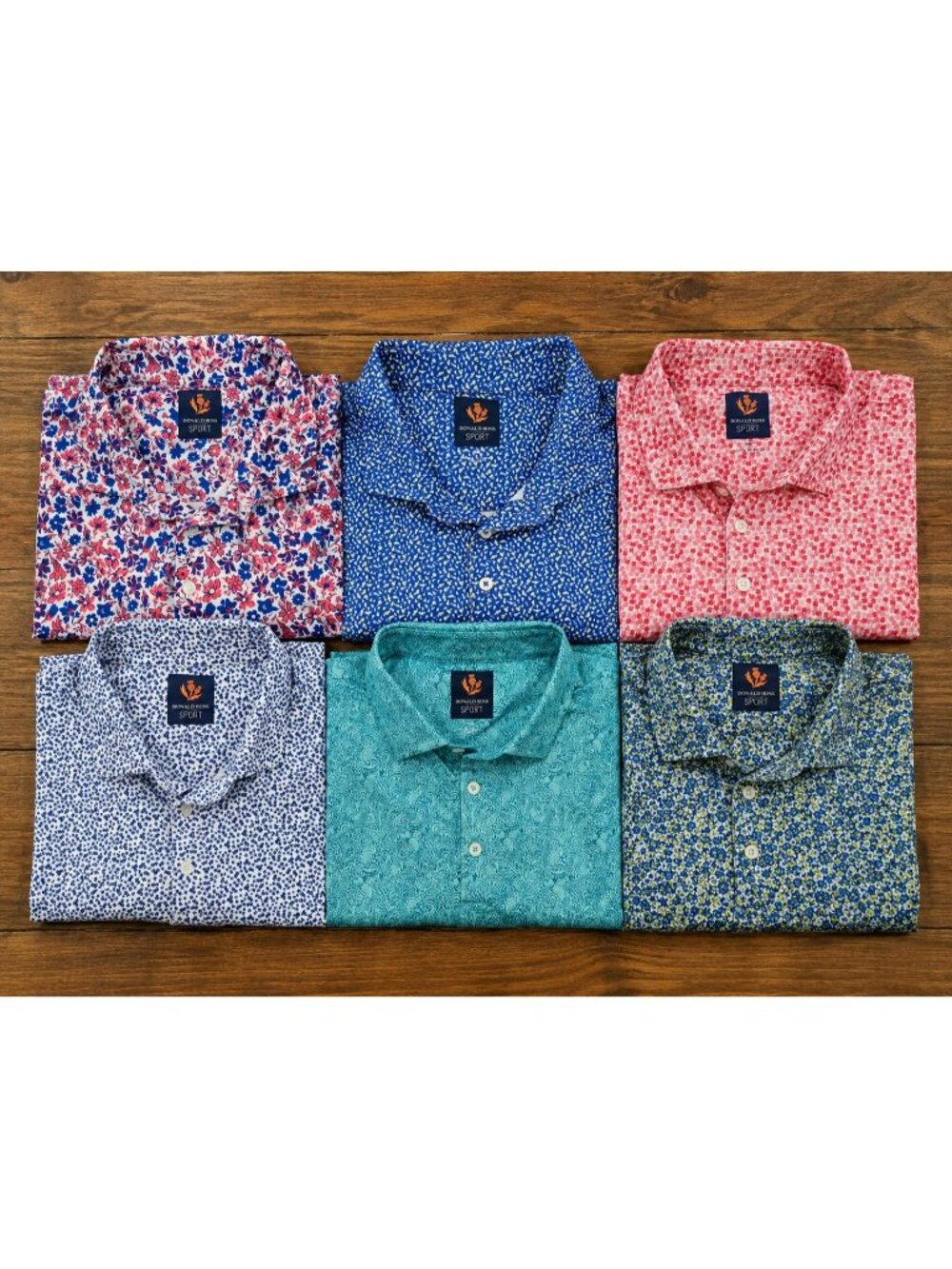 Lot of 6 Donald Ross Sport Polo Shirts Mens XXL Multi Colours Performance Wear